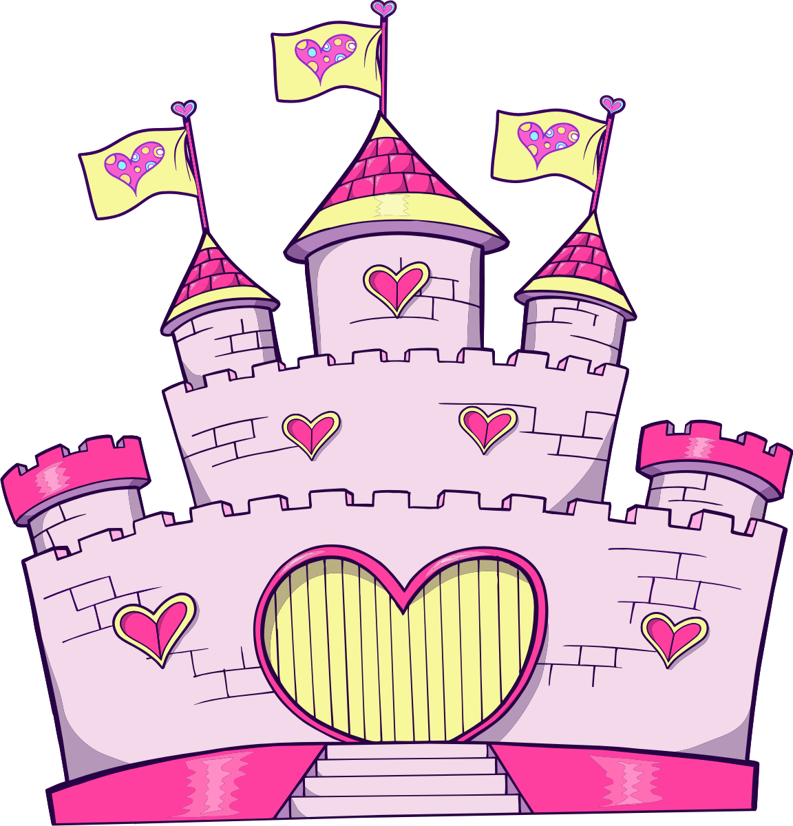 Stickers pour enfants: Château des Amoureux