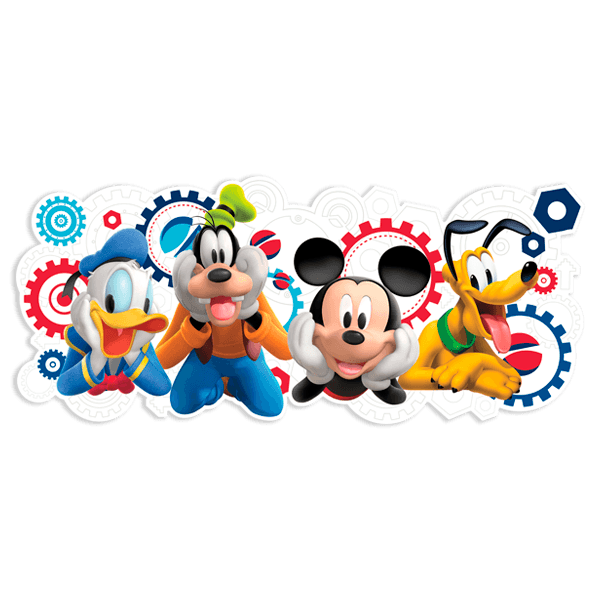 Stickers pour enfants: La maison de Mickey Mouse et ses amis