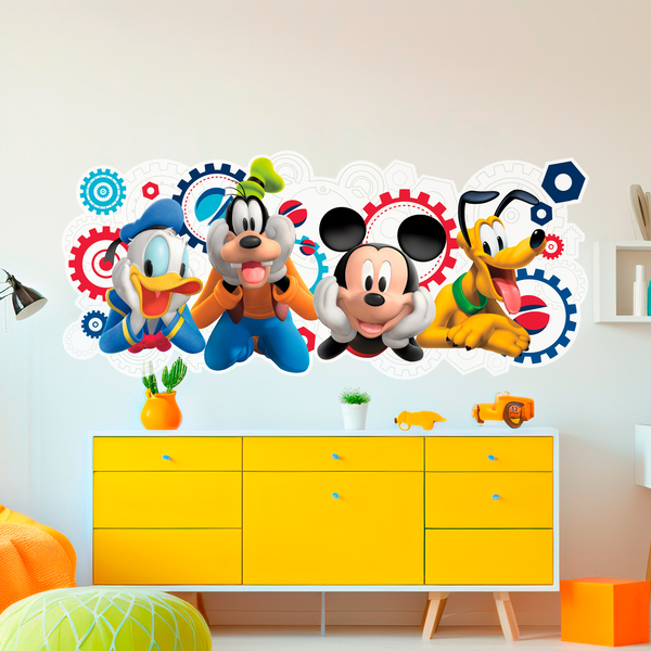Stickers pour enfants: La maison de Mickey Mouse et ses amis
