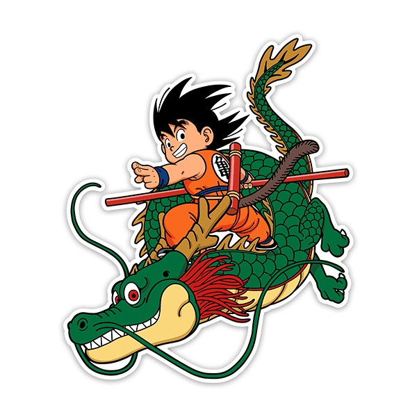 Autocollants: Dragon Ball Son Goku & Shen Long