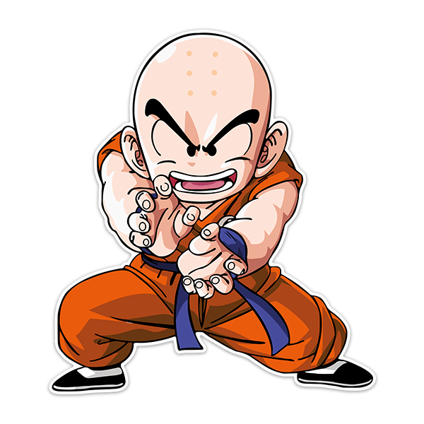 Stickers pour enfants: Dragon Ball Krilin Kame Hame Ha