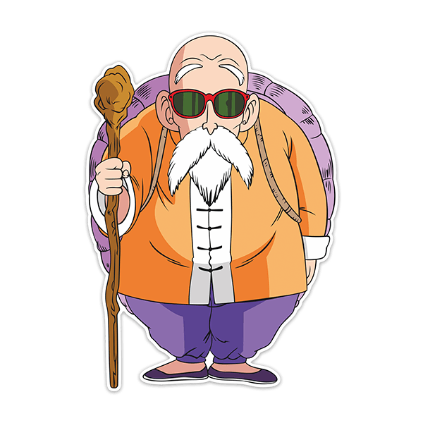 Stickers pour enfants: Dragon Ball Lutin Tortue