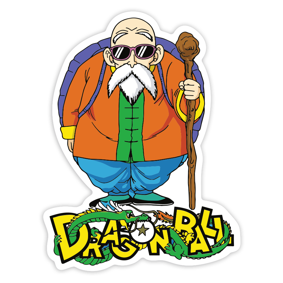 Autocollants: Maître Roshi