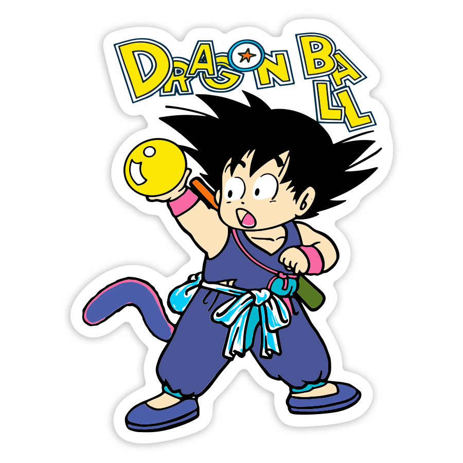 Autocollants: Son Goku enfant boule de cristal
