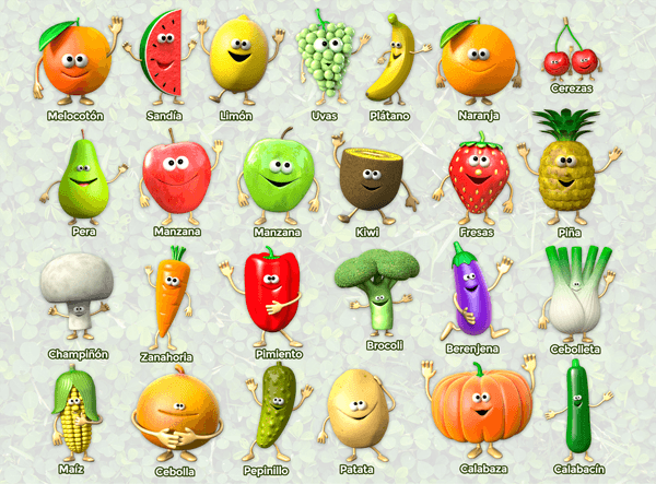 Stickers muraux: Fruits et légumes