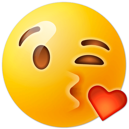 Stickers muraux: Face à jeter un baiser