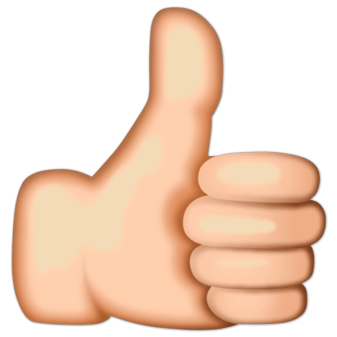 Stickers muraux: Approbation geste