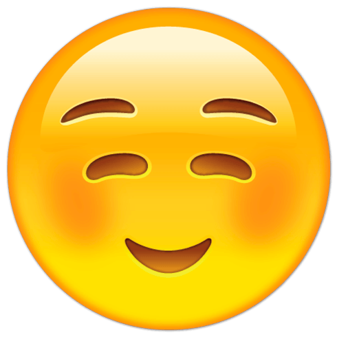 Stickers muraux: Smiley embarrassé