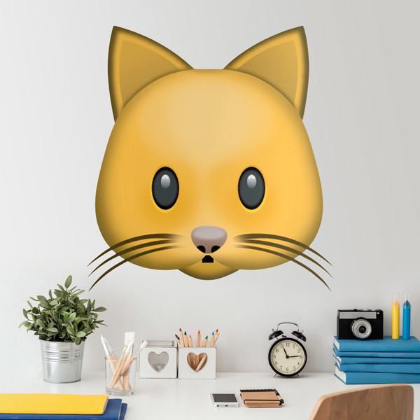 Stickers muraux: Visage de chat