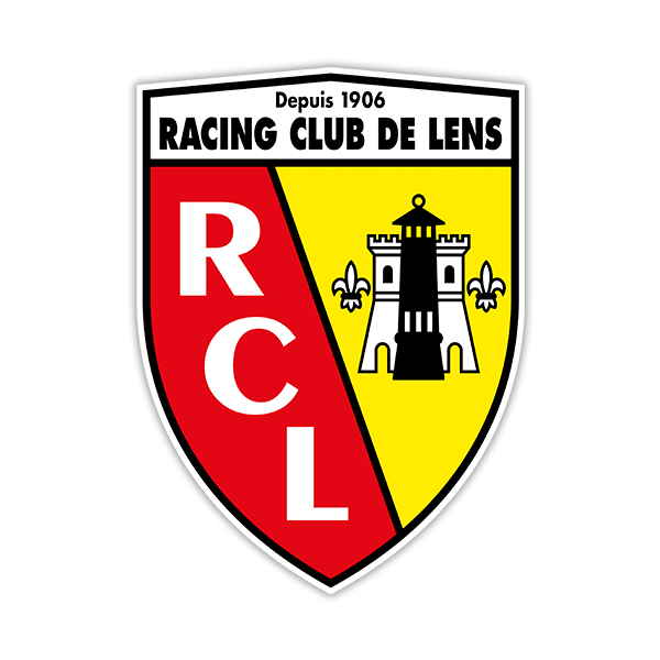 Stickers muraux: Armoiries du RCL Lens