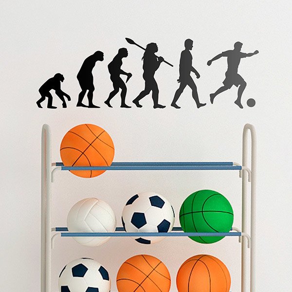Stickers muraux: Football évolution