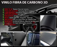 Autocollants: Film de fibre de carbone vinyle 150cm 3