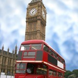 Poster xxl: Big Ben et bus britannique 3