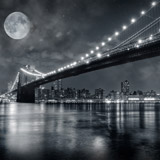 Poster xxl: Pont de Brooklyn nocturne 6