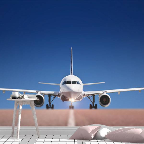 Poster xxl: Avion en piste
