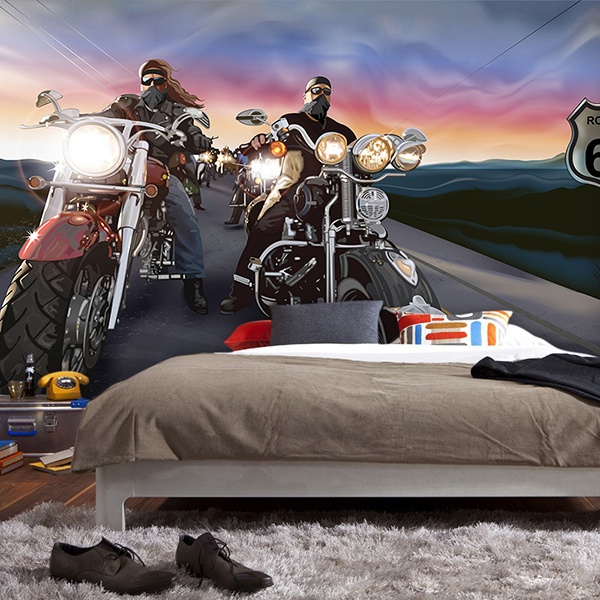 Poster xxl: Bikers Route 66