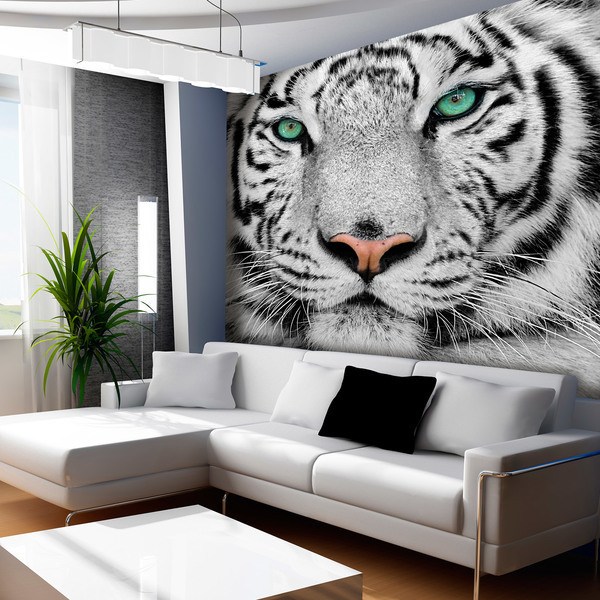 Papier peint vinyle: White Tiger