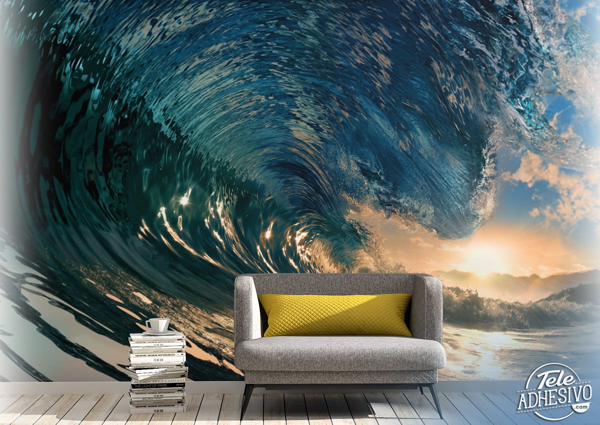 Poster xxl: Sous la vague
