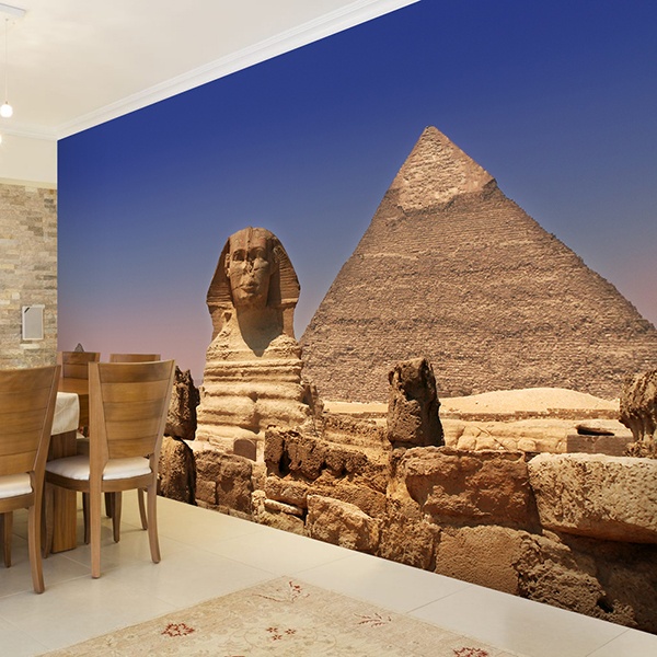 Poster xxl: Sphinx et pyramides de Gizeh 0