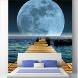 Poster xxl: Lune dans la mer 4