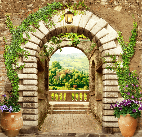Poster xxl: Grande porte d'entrée au belvédère