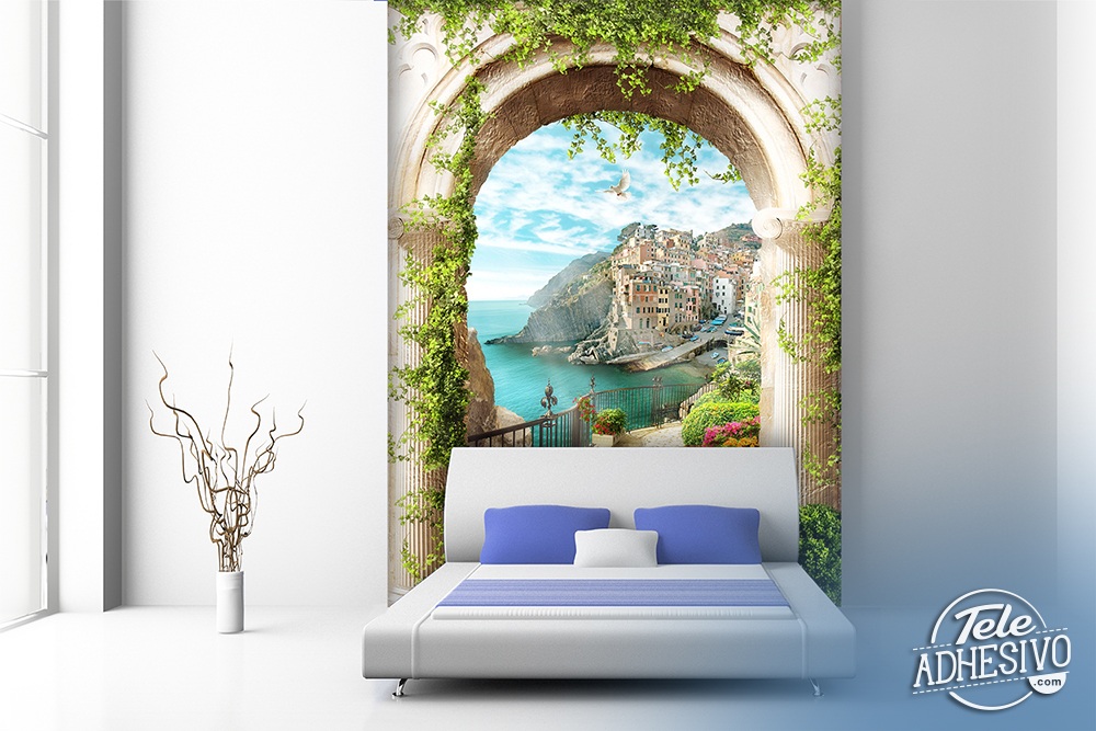 Poster xxl: Arche de village méditerranéen