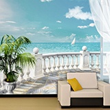 Poster xxl: Terrasse à la mer 2