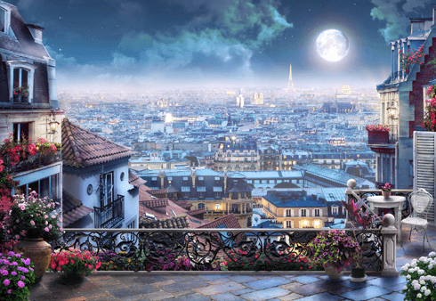 Poster xxl: Grande terrasse à Paris