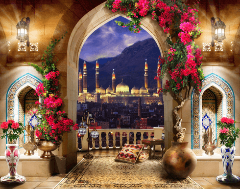 Poster xxl: Balcon à Istanbul
