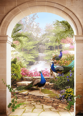 Poster xxl: Jardin tropical