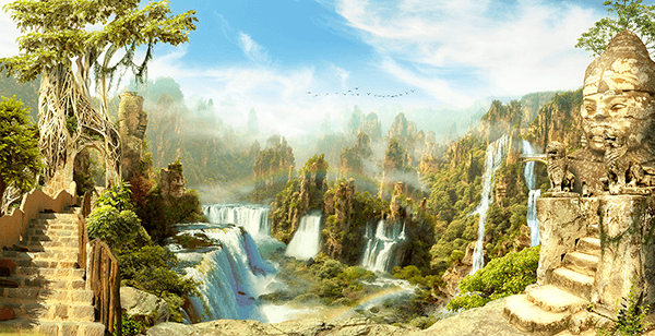 Poster xxl: La vallée cachée