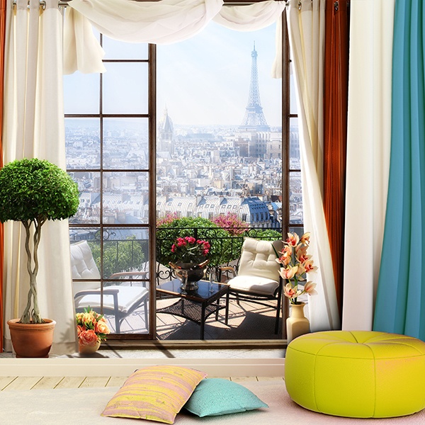 Poster xxl: Sublime terrasse à Paris 0