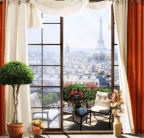 Poster xxl: Sublime terrasse à Paris