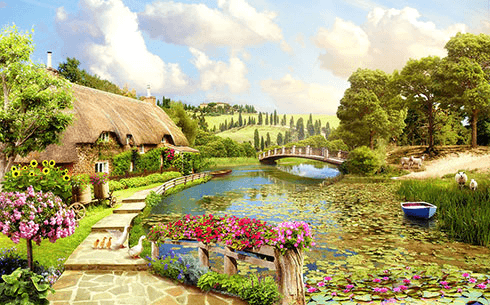Poster xxl: Paradis de pays