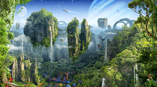 Poster xxl: Monde fantastique