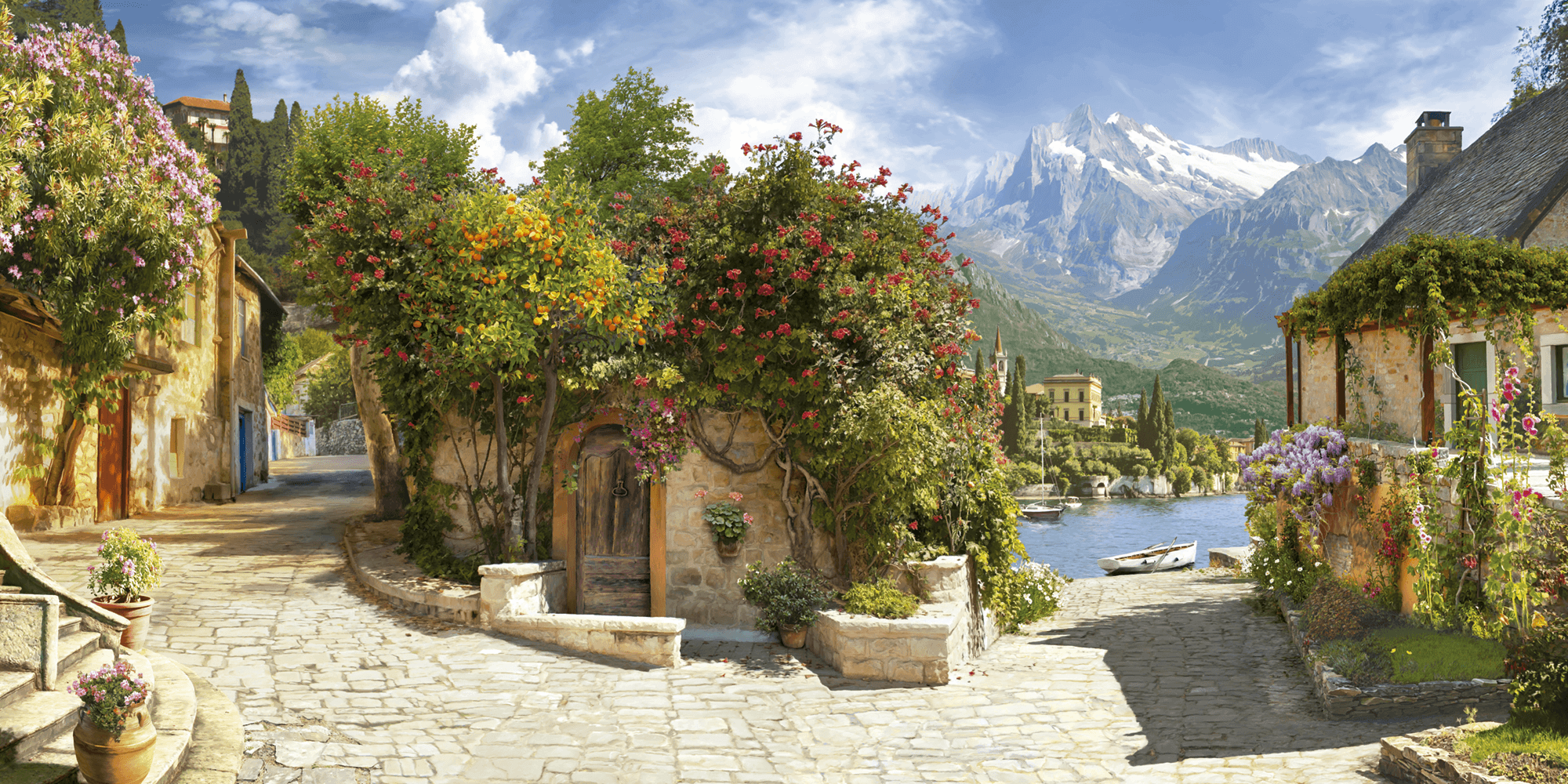 Poster xxl: Maison de fleurs