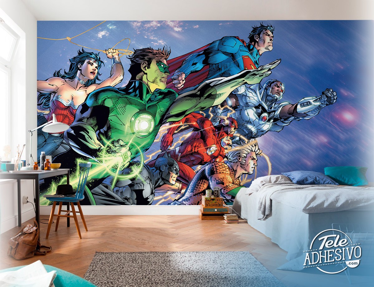 Poster xxl: Les Super-héros en Action
