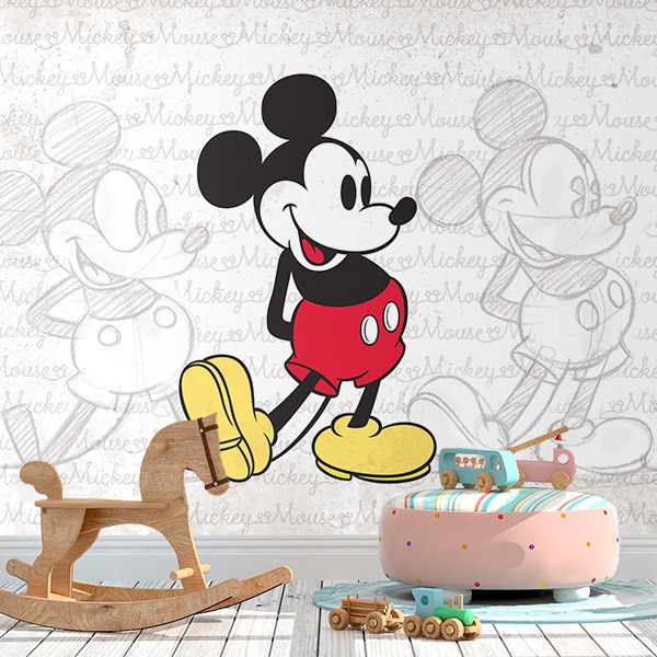 Poster xxl: L'évolution de Mickey Mouse