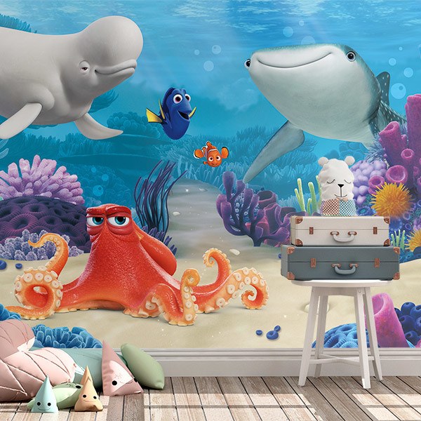 Poster xxl: Nemo et ses amis au fond de la mer 0