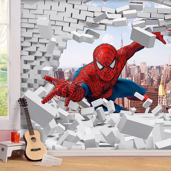 Poster xxl: Briseur de mur Spiderman 0