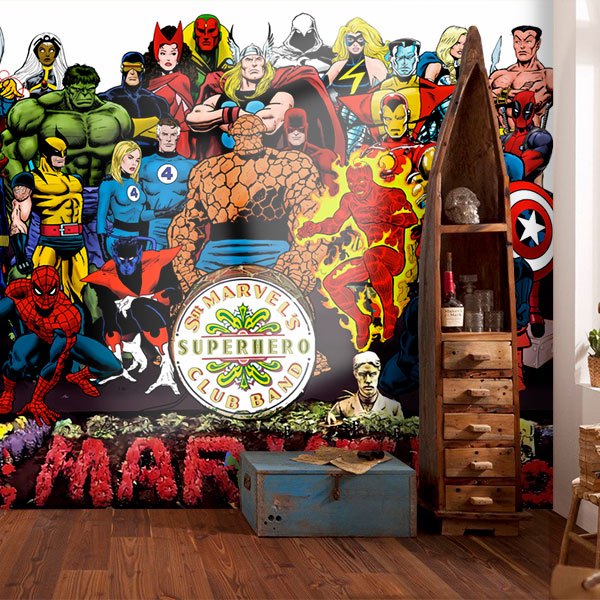 Poster xxl: Marvel superhero club band 0