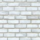 Poster xxl: Texture de briques blanches 3