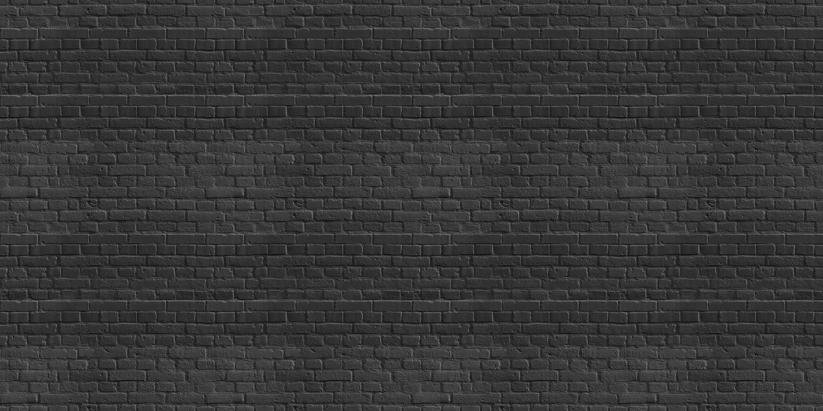 Poster xxl: Texture de briques noires