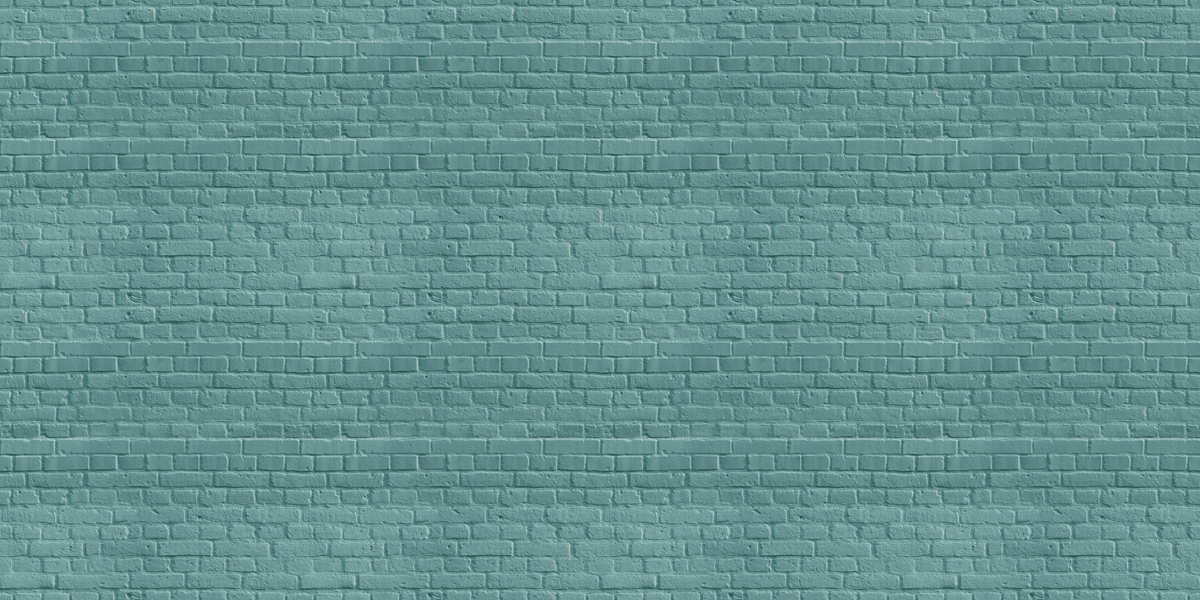 Poster xxl: Texture brique turquoise