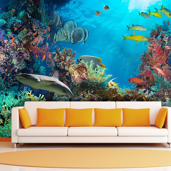 Papier peint vinyle: Fonds marins