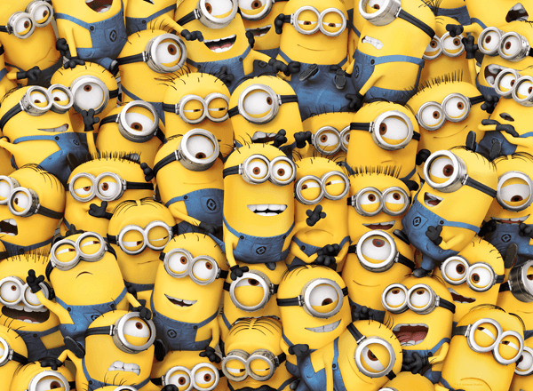 Papier peint vinyle: Minions