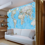 Poster xxl: Carte du monde politique mondiale 5