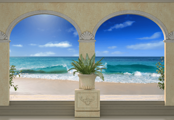 Poster xxl: Porches sur la plage