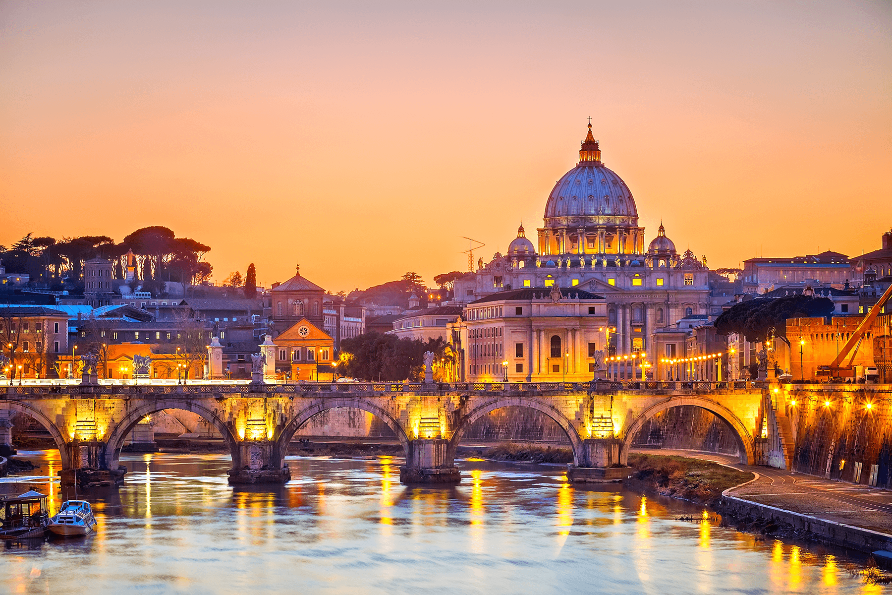 Poster xxl: Pont Sant Angelo, Rome