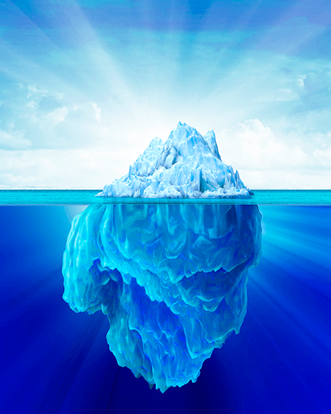 Poster xxl: Iceberg flottant